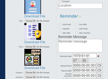 icrm-service-record-mobile-phone-open-close-section