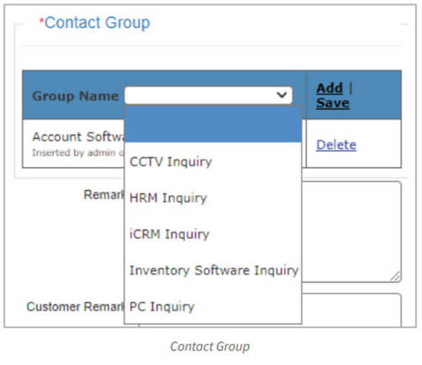 crm system malaysia contact list group